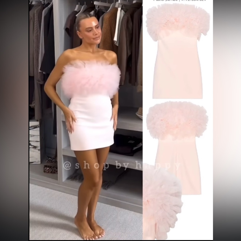 ZARA TULLE TUBE DRESS